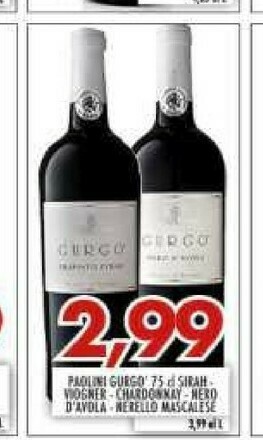 MA Supermercati Nero d'avola offerta