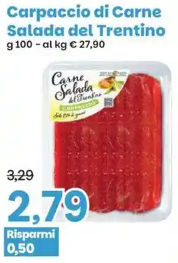 Prix Quality Carpaccio di Carne Salada del Trentino offerta