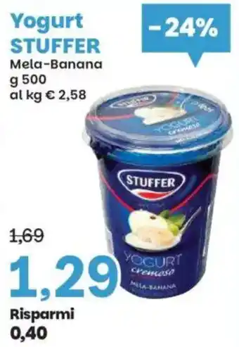 Prix Quality Yogurt STUFFER Mela-Banana offerta