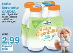 Prix Quality Latte Scremato CANDIA Alta Digeribilità Senza Lattosio offerta