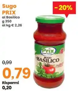 Prix Quality Sugo PRIX offerta