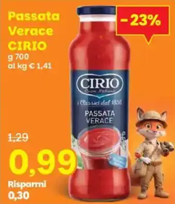 Prix Quality Passata Verace CIRIO offerta