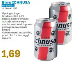 Prix Quality Birra ICHNUSA offerta
