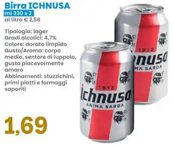Prix Quality Birra ICHNUSA offerta
