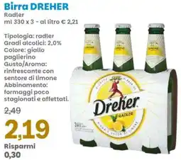 Prix Quality Birra DREHER Radler offerta