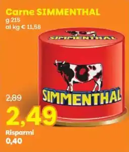 Prix Quality Carne SIMMENTHAL offerta