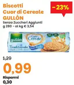 Prix Quality Biscotti Cuor di Cereale GULLÓN offerta