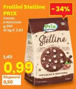 Prix Quality Frollini Stelline PRIX offerta