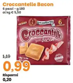 Prix Quality Croccantelle Bacon offerta