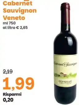 Prix Quality Cabernet Sauvignon Veneto offerta