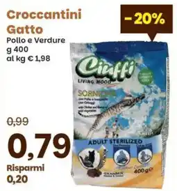 Prix Quality Croccantini Gatto Pollo e Verdure offerta