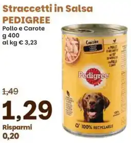 Prix Quality Straccetti in Salsa PEDIGREE offerta