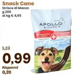Prix Quality Snack Cane Strisce di Manzo offerta