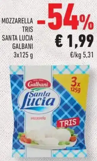 Conad Superstore Mozzarella santa lucia Galbani offerta