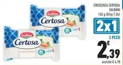 Conad Superstore Crescenza certosa GALBANI offerta
