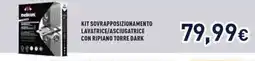 Unieuro Meliconi kit sovrapposizionamento lavatrice/asciugatrice con ripiano torre dark offerta