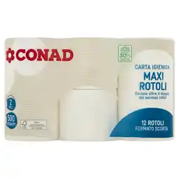 Spazio Conad CARTA IGIENICA MAXI ROTOLI CONAD offerta