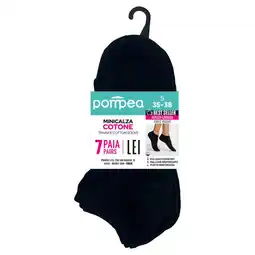 Spazio Conad SET 7 PAIA MINICALZE DONNA O UOMO POMPEA offerta