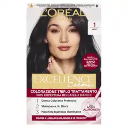 Spazio Conad COLORAZIONE TRIPLO TRATTAMENTO PER CAPELLI EXCELLENCE CREME L'ORÉAL PARIS offerta