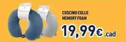 Unieuro Cuscino collo memory foam offerta