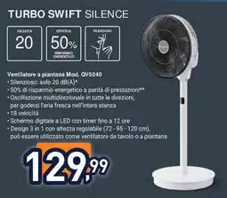 Unieuro Rowenta turbo swift silence offerta