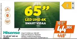 Expert Hisense tv led 65" uhd 4K 65A690 offerta