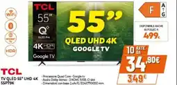 Expert Tcl tv qled 55" uhd 4K 55P79K offerta