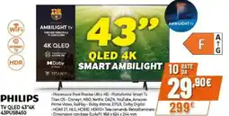 Expert Philips tv qled 43" 4K 43PUS8450 offerta
