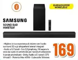 Expert Samsung sound bar HWB750F offerta