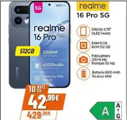 Expert realme 16 Pro 5G offerta