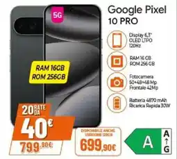 Expert Google pixel 10 pro offerta