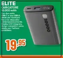 Expert Cellularline elite caricatore 10000 mAh offerta
