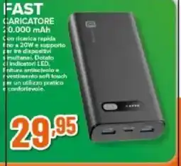 Expert Cellularline fast caricatore 20.000 mAh offerta