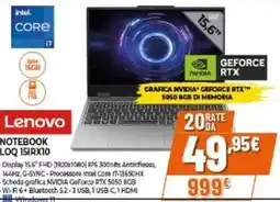 Expert Lenovo notebook LOQ 151RX10 offerta