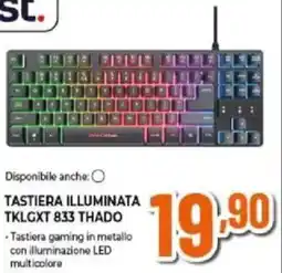Expert Trust tastiera illuminata TKLGXT 833 thado offerta
