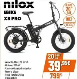 Expert Nilox ebike X8 pro offerta