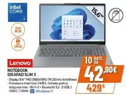 Expert Lenovo notebook ideapad slim 3 offerta