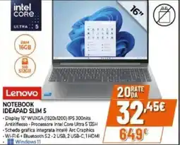 Expert Lenovo notebook ideapad slim 5 offerta