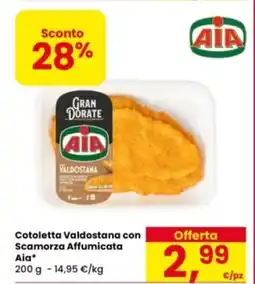 Eurospar Cotoletta Valdostana con Scamorza Affumicata Aia offerta