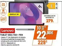 Expert Lenovo tablet idea tab+ pen offerta