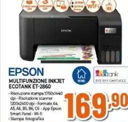 Expert Epson multifunzione inkjet ecotank ET-2860 offerta