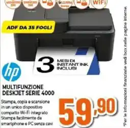 Expert hp multifunzione deskjet serie 4000 offerta