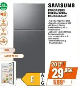 Expert Samsung frigorifero doppia porta RT38CC662459 offerta