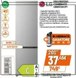 Expert Lg frigorifero combinato GBBS726CPY offerta