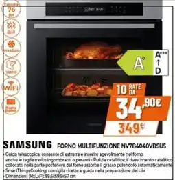 Expert Samsung forno multifunzione NV7B4040VBSU5 offerta