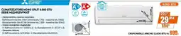 Expert Mitsubishi electric climatizzatore mono split 9.000 BTU serie MSZHR25VFKKIT offerta