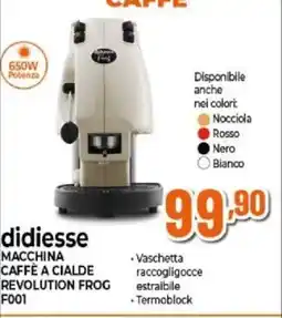 Expert Didiesse macchina caffè a cialde revolution frog F001 offerta