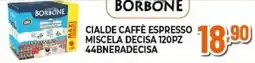 Expert Caffè borbone cialde caffè espresso miscela decisa 120pz 44BNERADECISA offerta