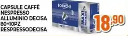 Expert Caffè borbone capsule caffè nespresso alluminio decisa 80+10pz respressodecisa offerta