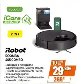 Expert Robot roomba 405 combo offerta